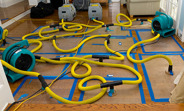 Professional Water Extraction technician working in Brooksville, ME